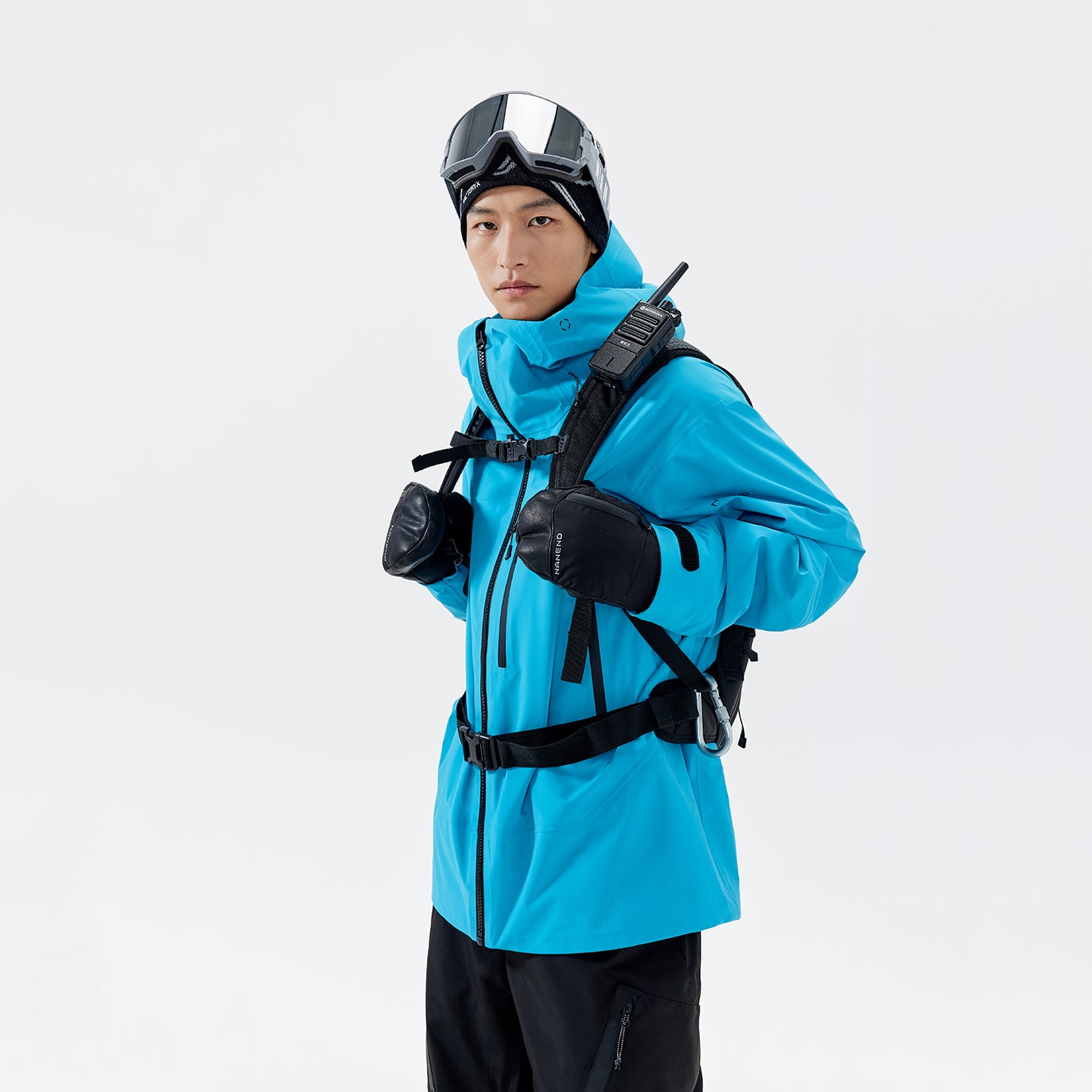 NANEND neuer professioneller wasserdichter warmer Skianzug P Cotton RECCO Top 3L Skijacke