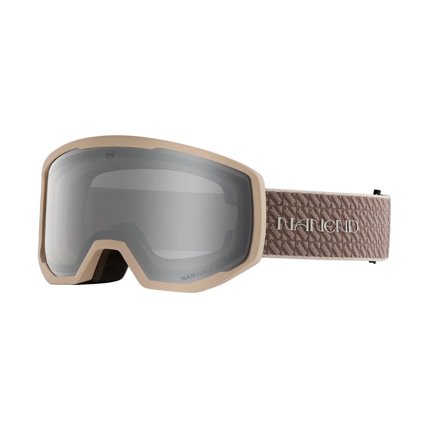 NANEND Double-layer anti-fog replaceable sponge ultra-light glasses Maillard color NG20