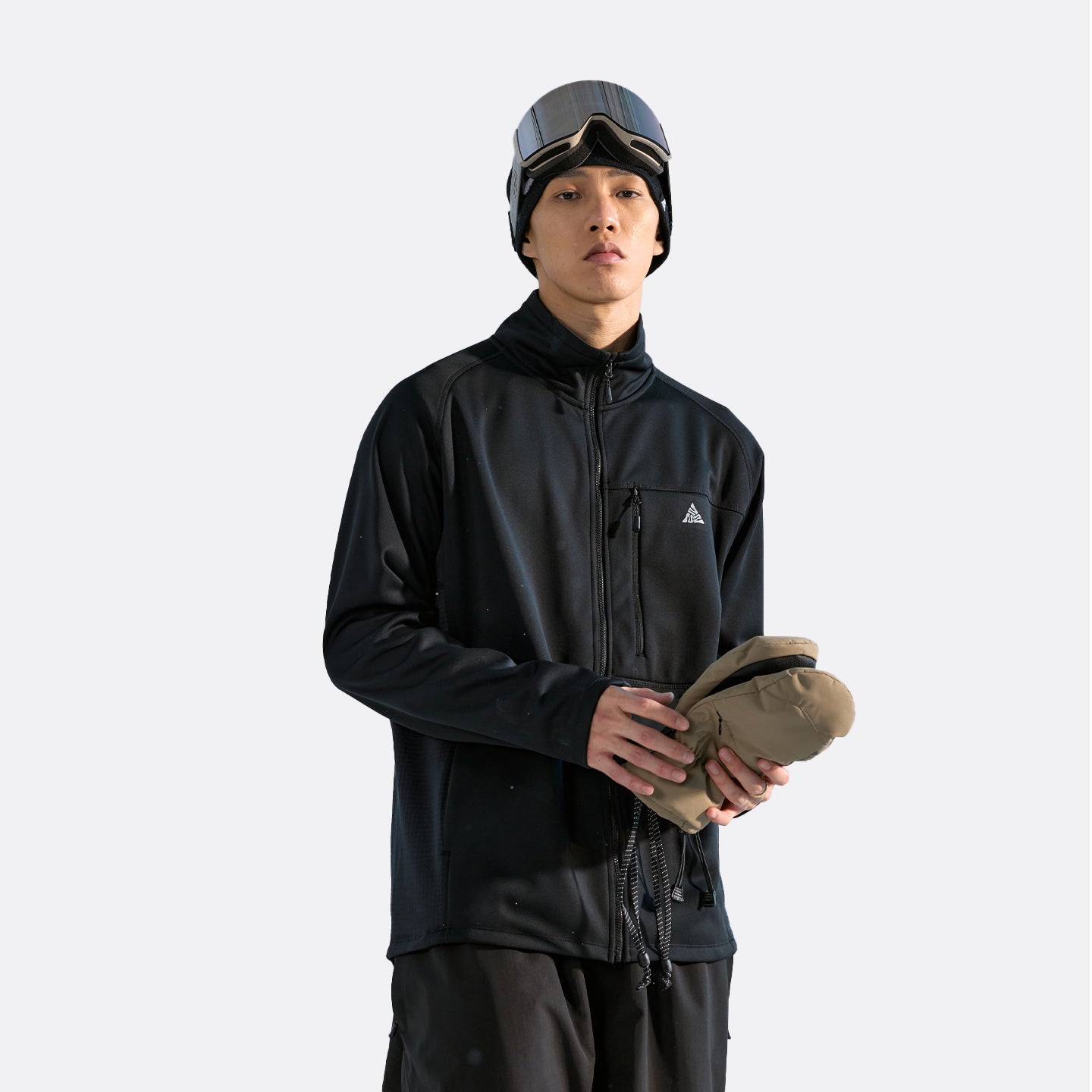 NANEND 25 New Style Warm and Moisture-Wicking Fleece Outdoor Fleece Midlayer Ski Suit for Men