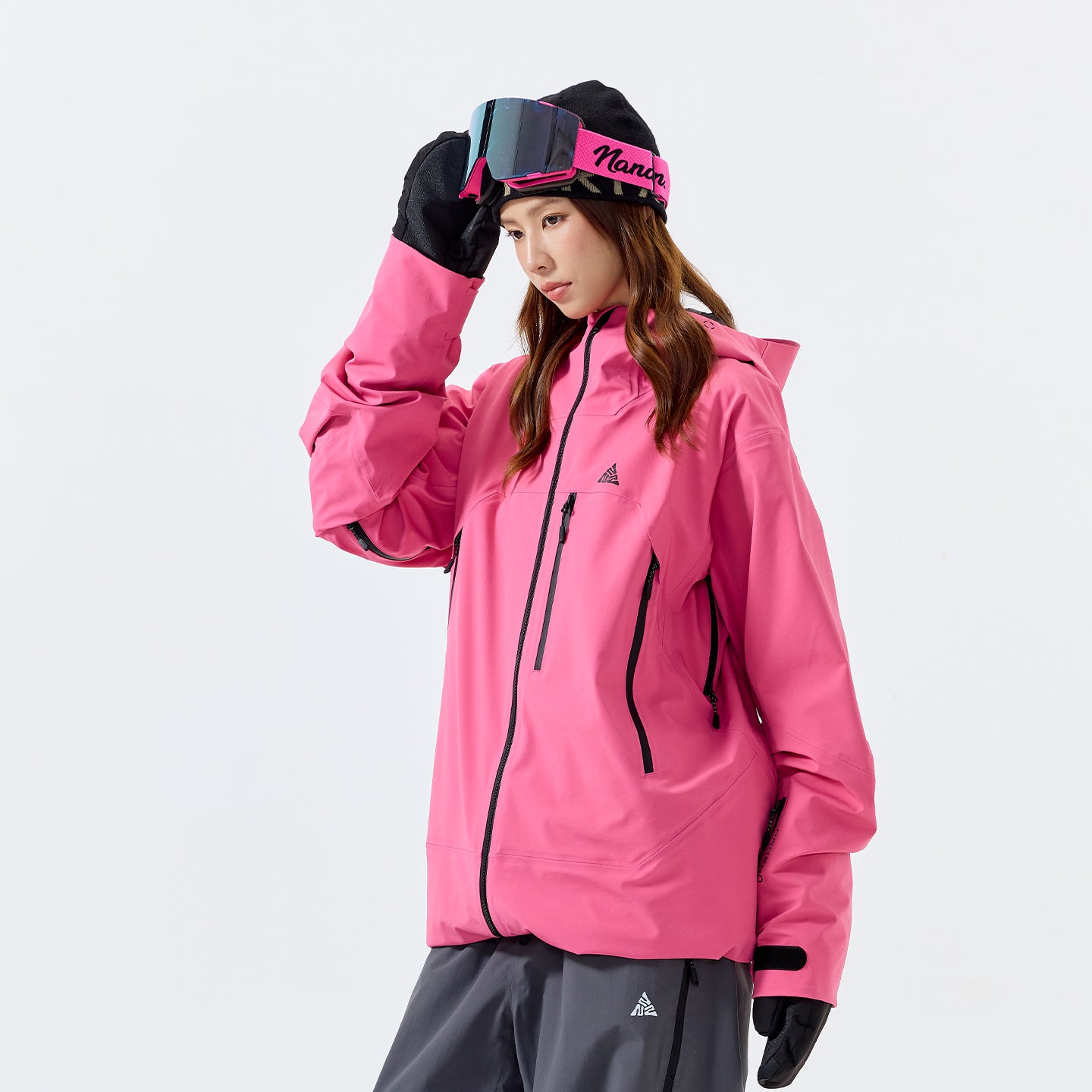 NANEND neuer professioneller wasserdichter warmer Skianzug P Cotton RECCO Top 3L Skijacke