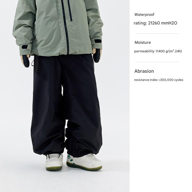 NANEND Skyline Loose-fitting, waterproof, professionally thickened women's snowboard ski pants