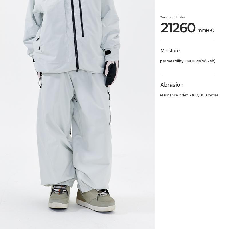 NANEND Skyline Loose-fitting, waterproof, professionally thickened women's snowboard ski pants