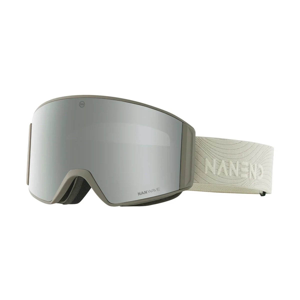 ski goggles silver NANEND Slide-on Cooling Ski Goggles NG22