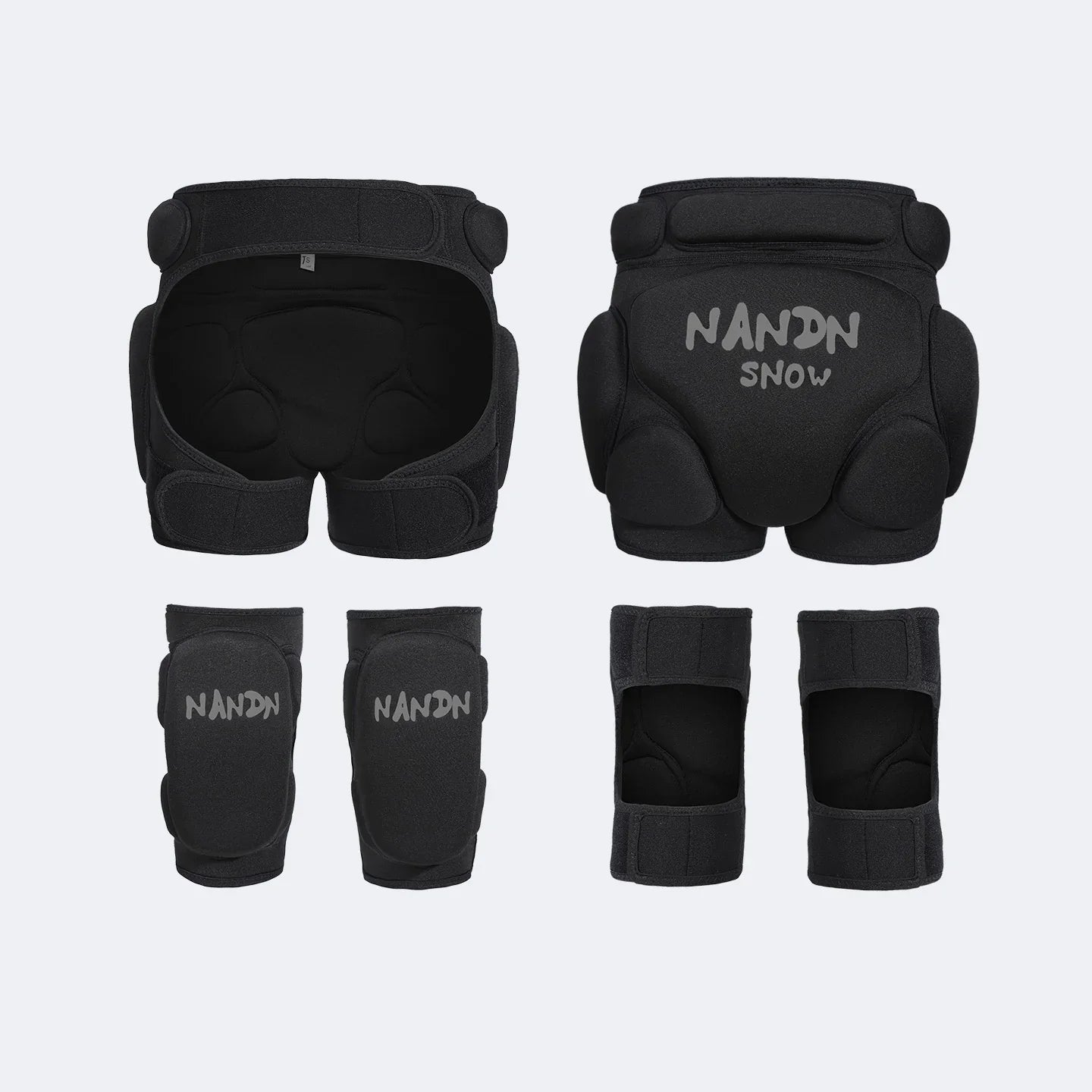 Protections hanches et genoux NANEND pour enfants, résistantes aux chutes, à usure rapide et avec rembourrage épais. 