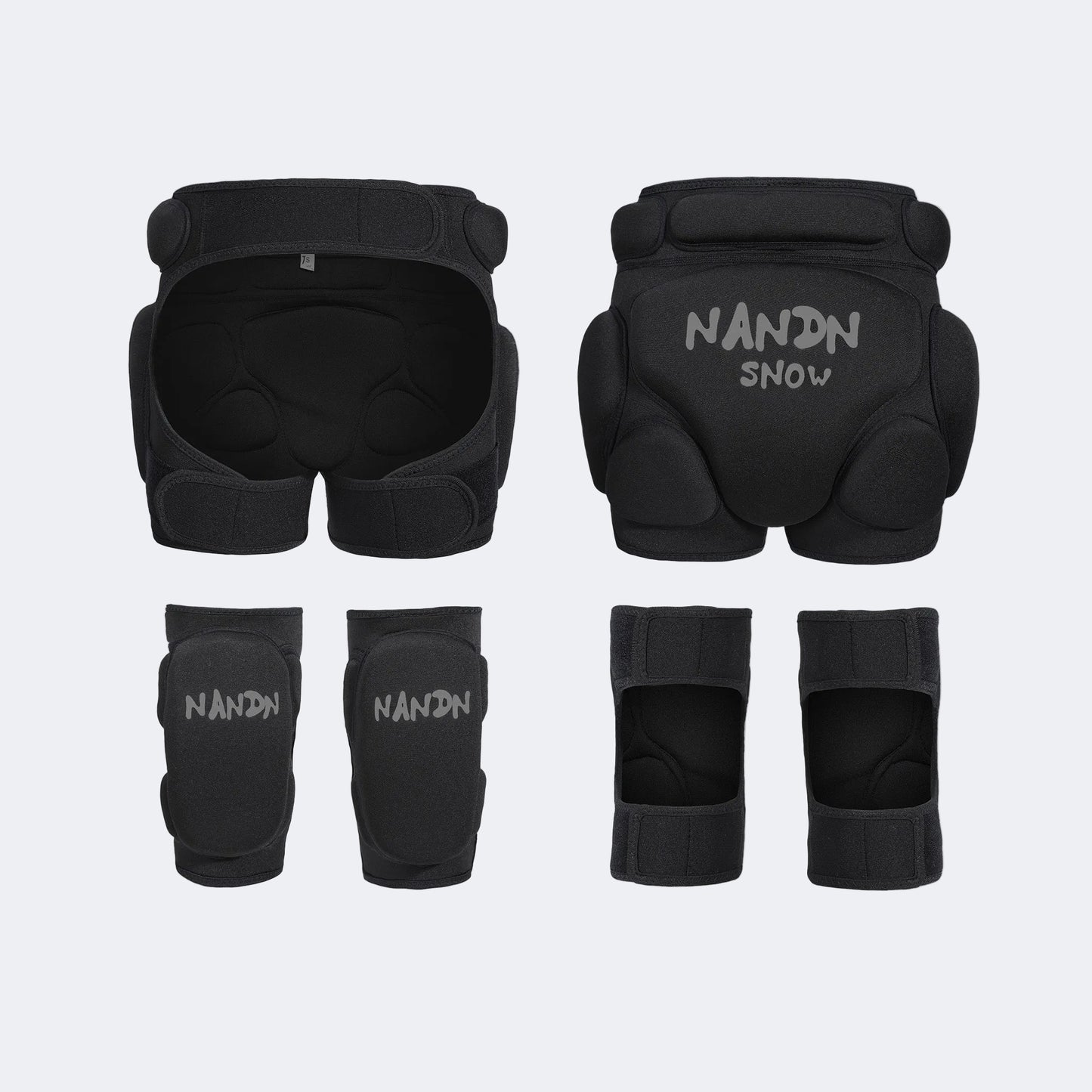 Kids Impact Protection – Hip & Knee Pads, Overpants Style, Thickened for Skiing