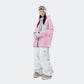 Baby pink jacket + white pants