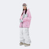 Baby pink jacket + white pants
