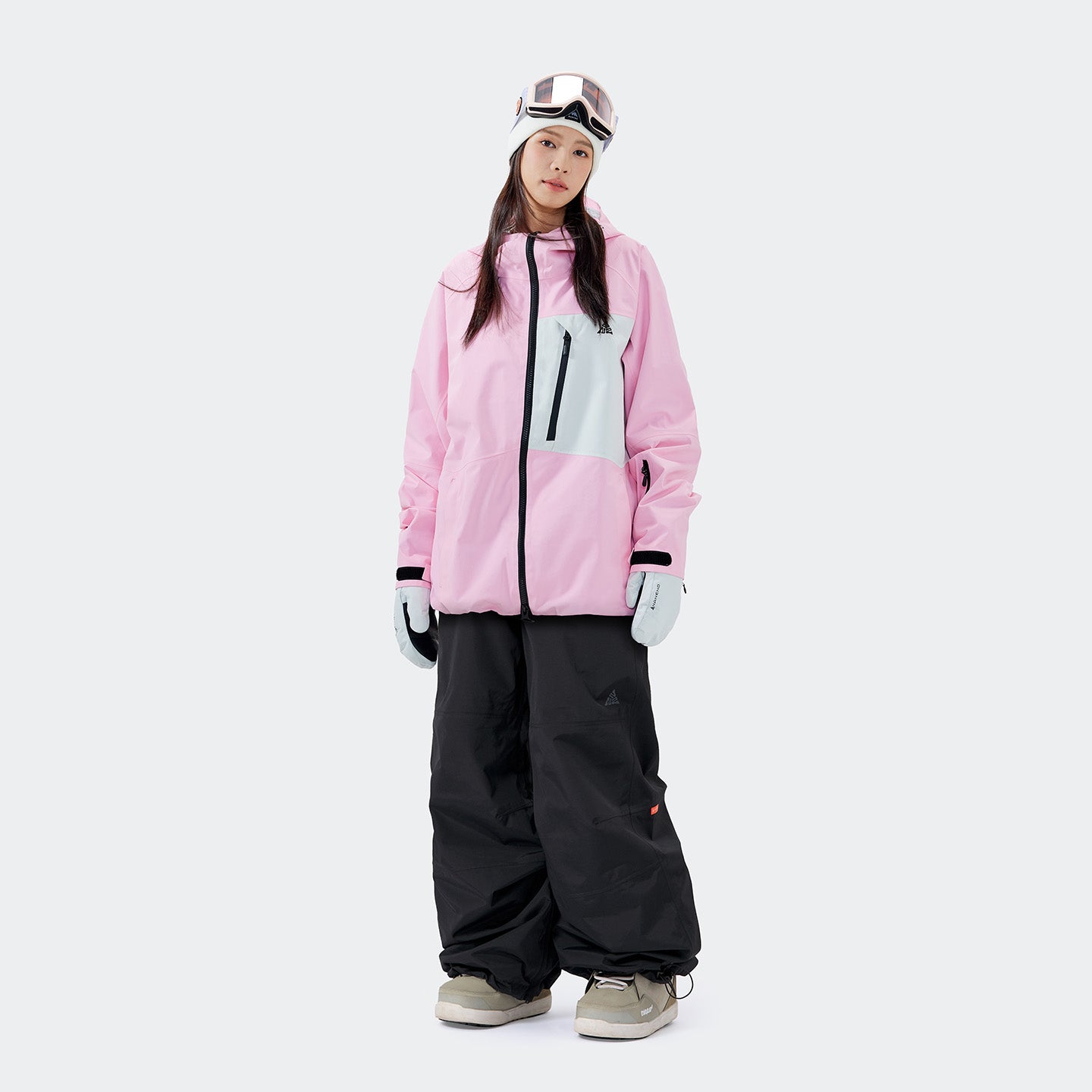 NANEND Color-blocked design professional waterproof and warm snow suit set