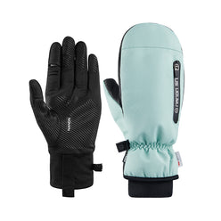 NANEND Women's ski gloves for single and double boards, waterproof and outdoor, professional-grade, wear-resistant