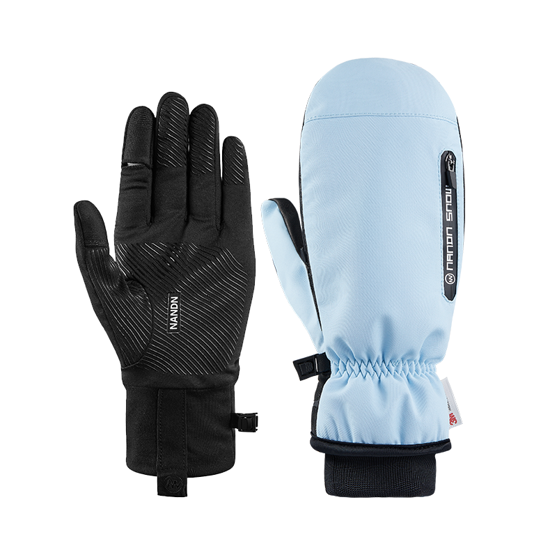 NANEND Women's ski gloves for single and double boards, waterproof and outdoor, professional-grade, wear-resistant