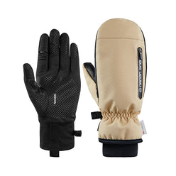 NANEND Women's ski gloves for single and double boards, waterproof and outdoor, professional-grade, wear-resistant