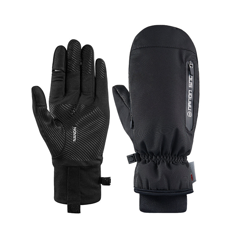 NANEND Women's ski gloves for single and double boards, waterproof and outdoor, professional-grade, wear-resistant