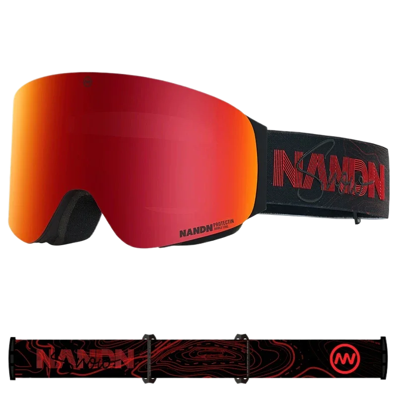 NANEND OTG Cylindrical breathable HD anti-fog flip-up ski goggles NG17
