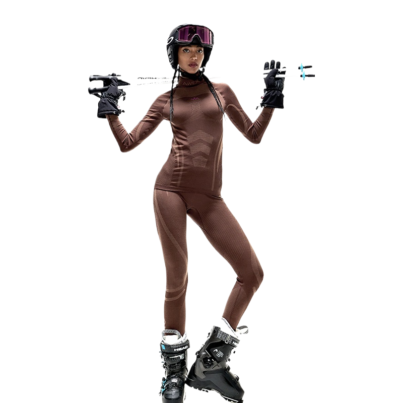 NANEND & AWEX Collaboration Superfine Merino Wool Warm and Quick-Drying Ski Jacket for Women