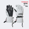 NANEND New Ski Gloves Professional Veneer Gold Standard P Cotton Five Fingers Thickened Waterproof and Warm NS5015