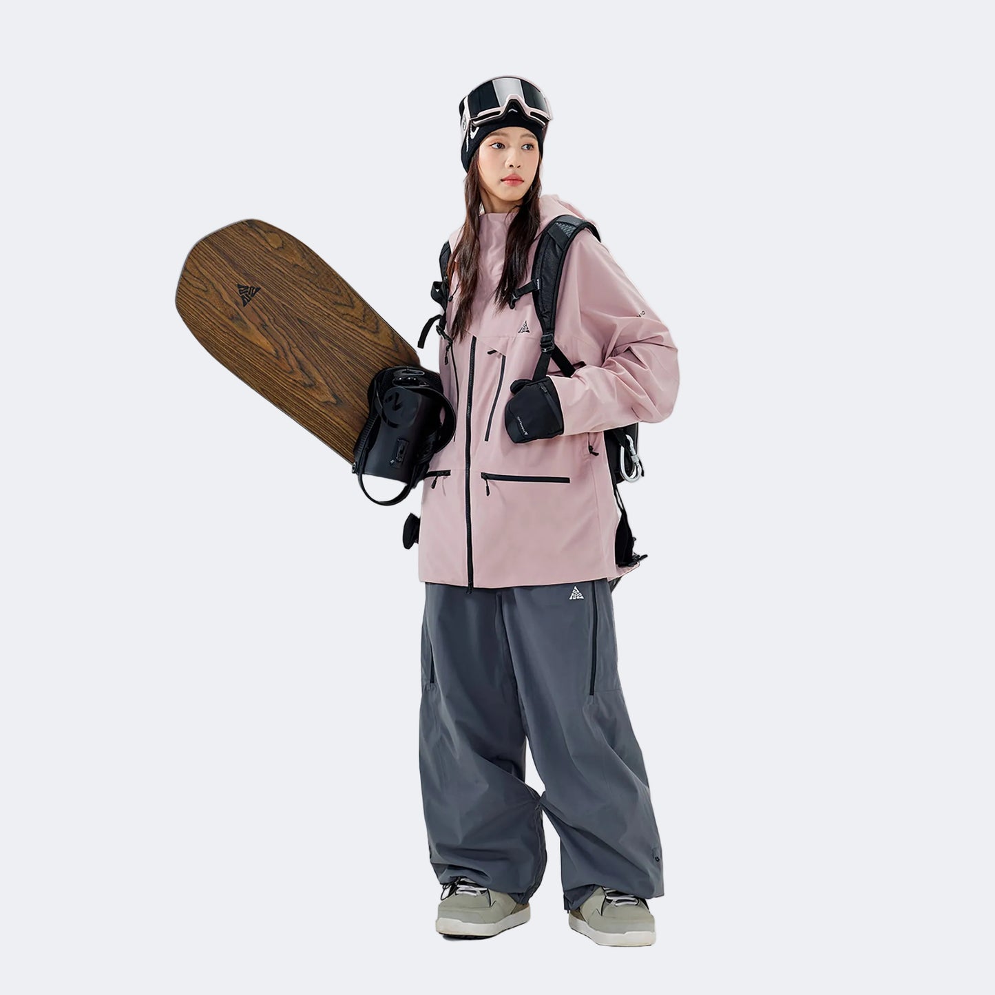 NANEND 25 Neuer winddichter, wasserdichter und warmer Snowboardanzug aus Baumwollmischgewebe für Damen und Herren 