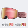 Color-changing push-top defogger Ski Goggles NG22max