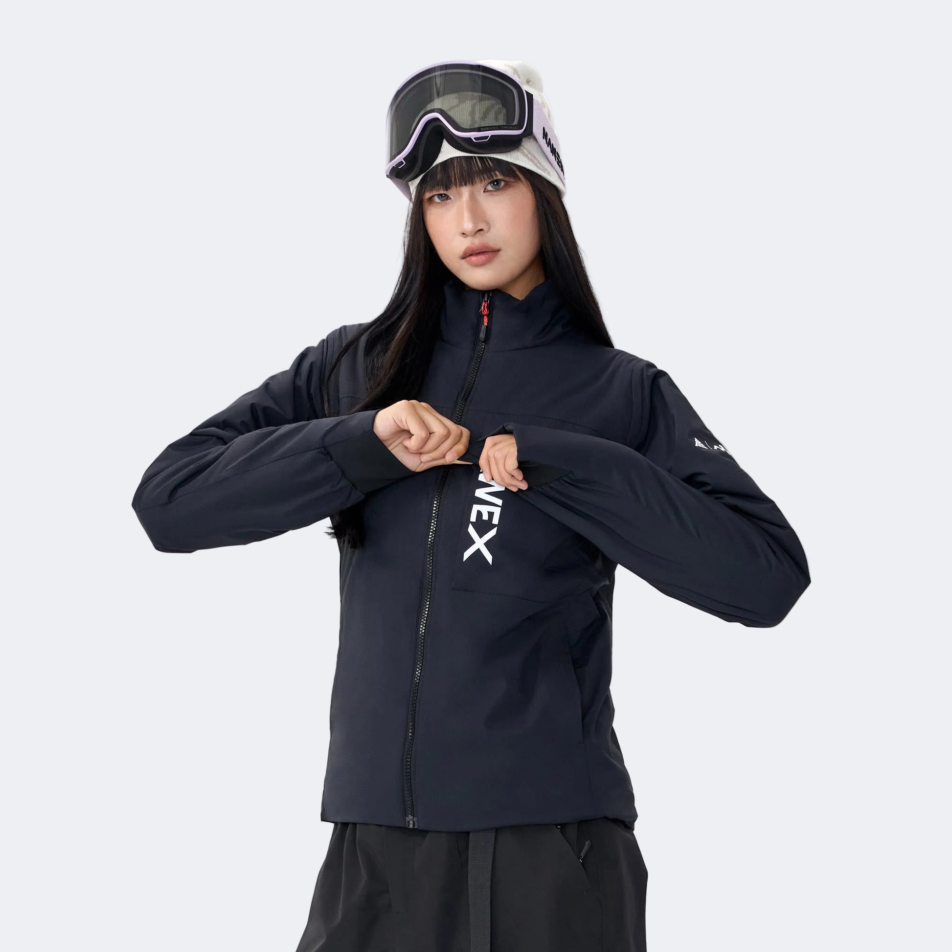 Black Top - Women's fitted Waist