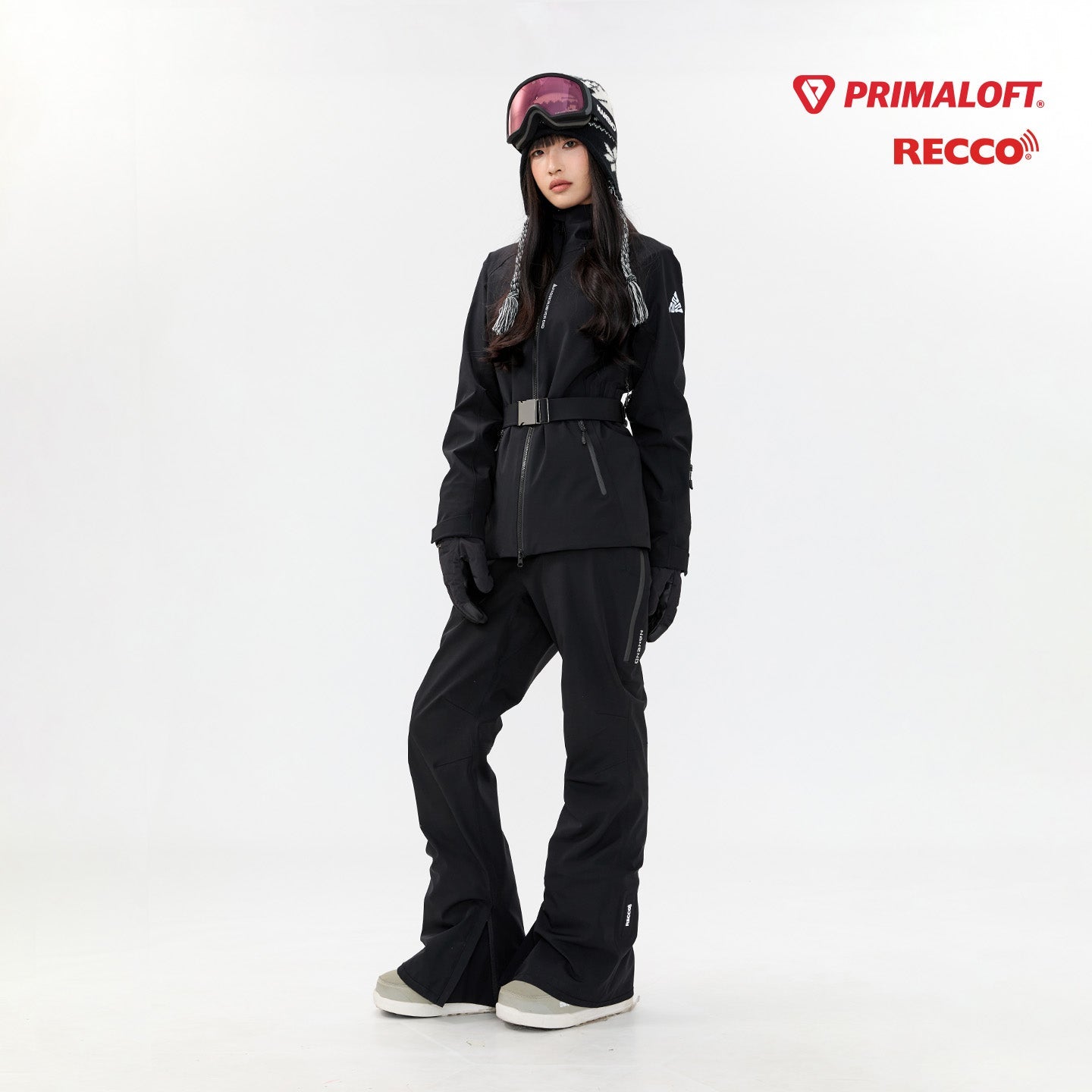 NANEND Women's Sweetspot Slim Fit Flare Ski Suit Set