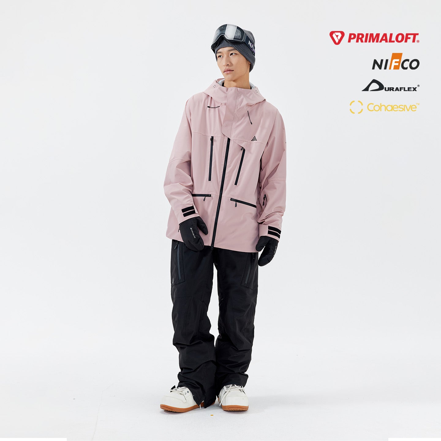 NANEND PRIMALOFT Cotton-Filled Windproof Waterproof Warm Snowsuit Set - Unisex