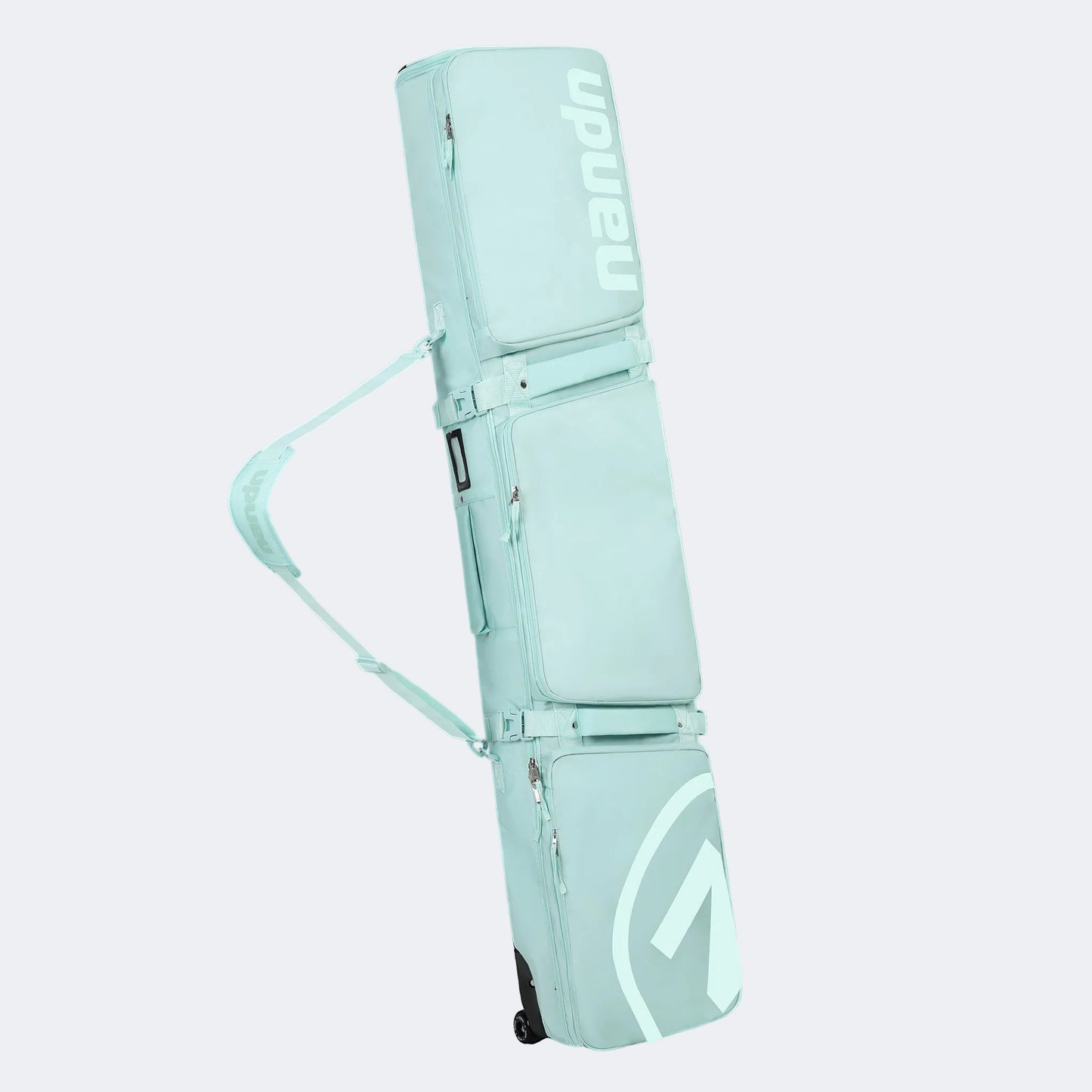 Large-Capacity Rolling Ski & Snowboard Bag with Wet-Dry Separation