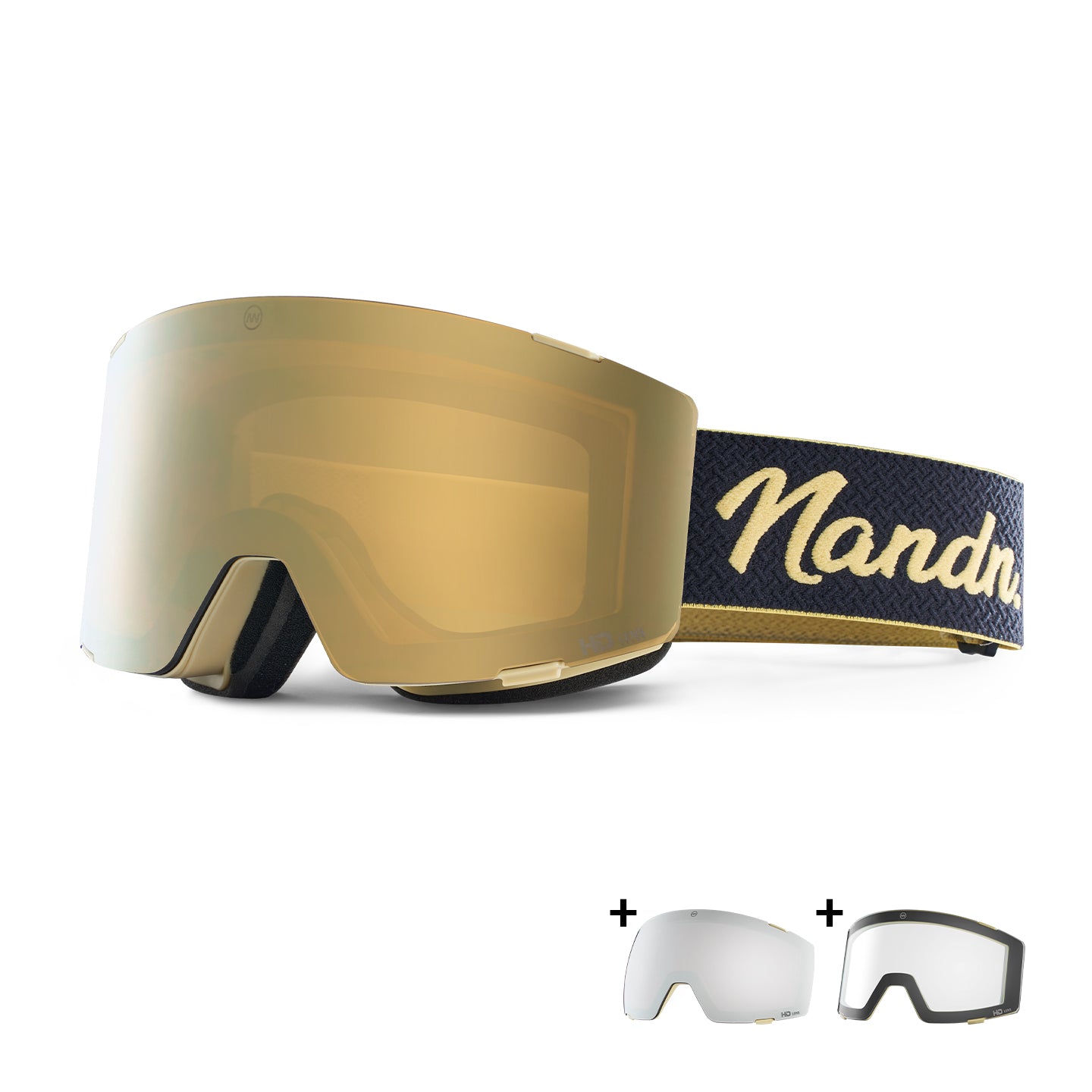 NANEND Wave anti-fog magnetic high-definition ball column shares three pairs of lenses NG19