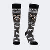 Kids Thermal Extra-Long Thickened Ski Socks with Cartoon Print