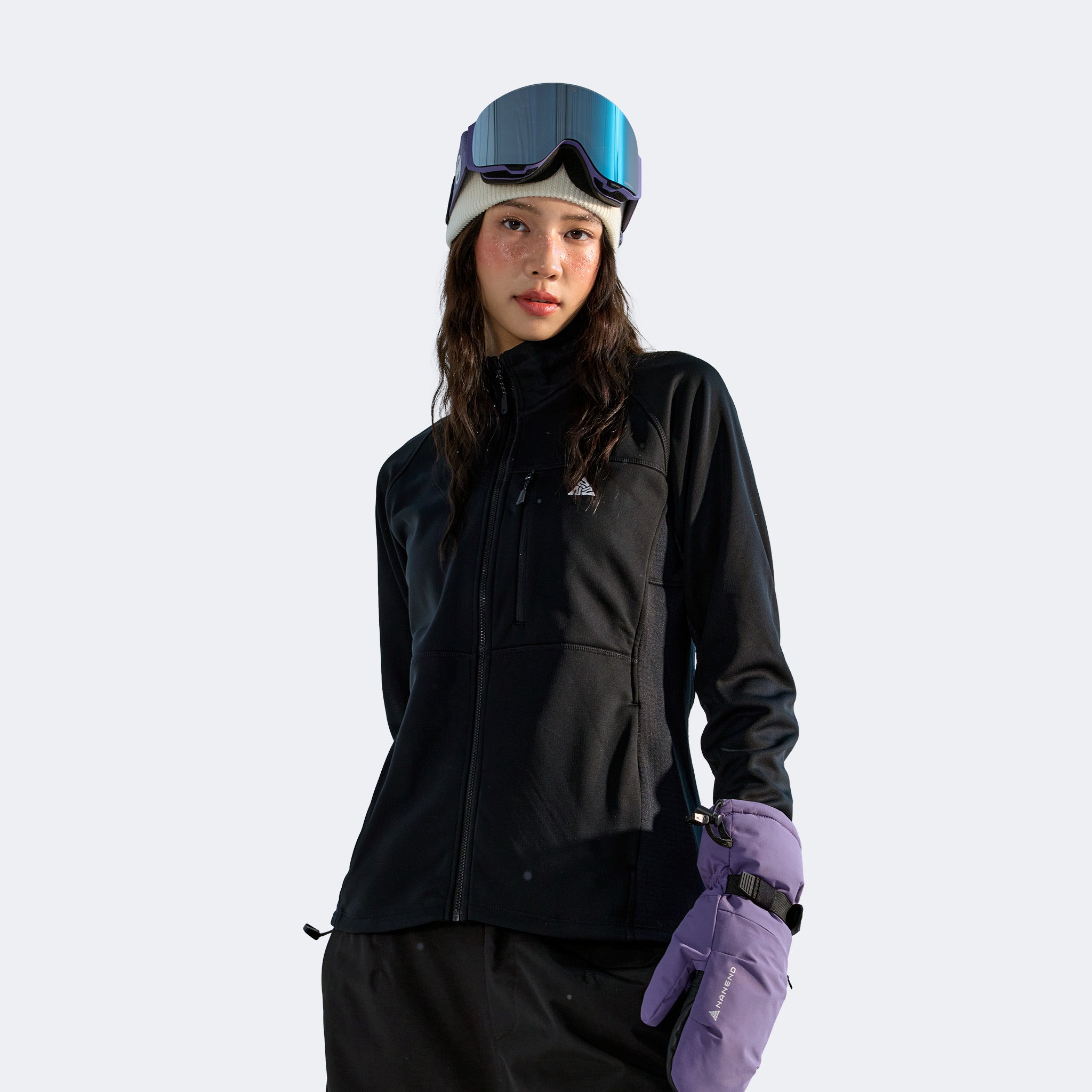 Women's fleece breathable moisture-wicking jacket - mid-layer