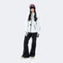 White jacket + black pants