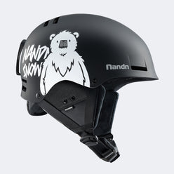 Small brim warm and shockproof ski helmet NT30