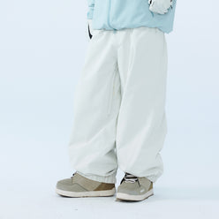 Waterproof Fleece-lined Loose-fit Insulated Snowboard Pants – Unisex