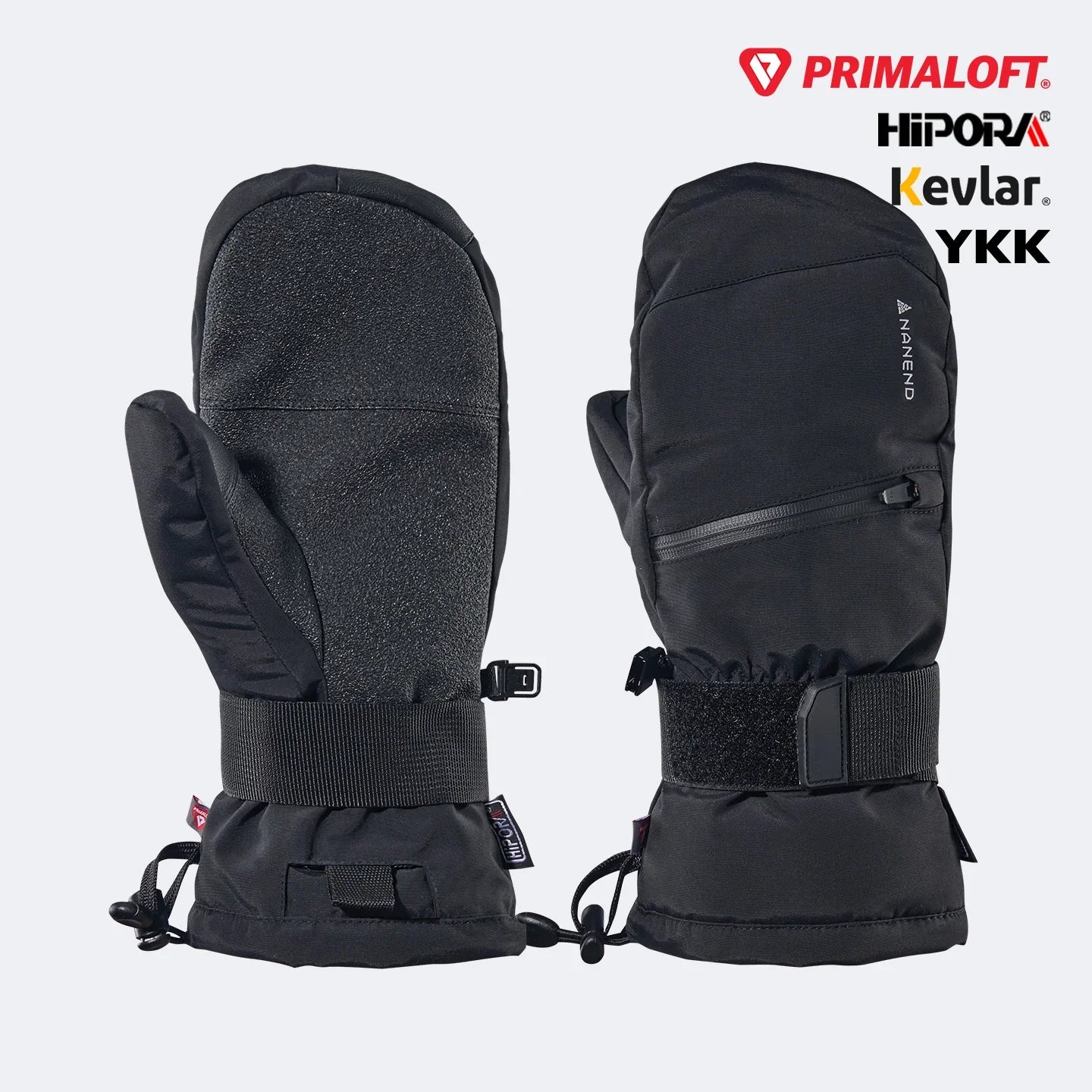 NANEND Gold Standard P-Cotton Filled Professional Warm Ski Gloves