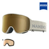 NANEND Transient-Dual ZEISS Lens Anti-Fog Bamboo Textured Straps Ski Goggles NG24Pro