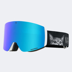 NANEND Magnetische Doppelschicht-Antibeschlag-Skibrille UV400 für Erwachsene. 