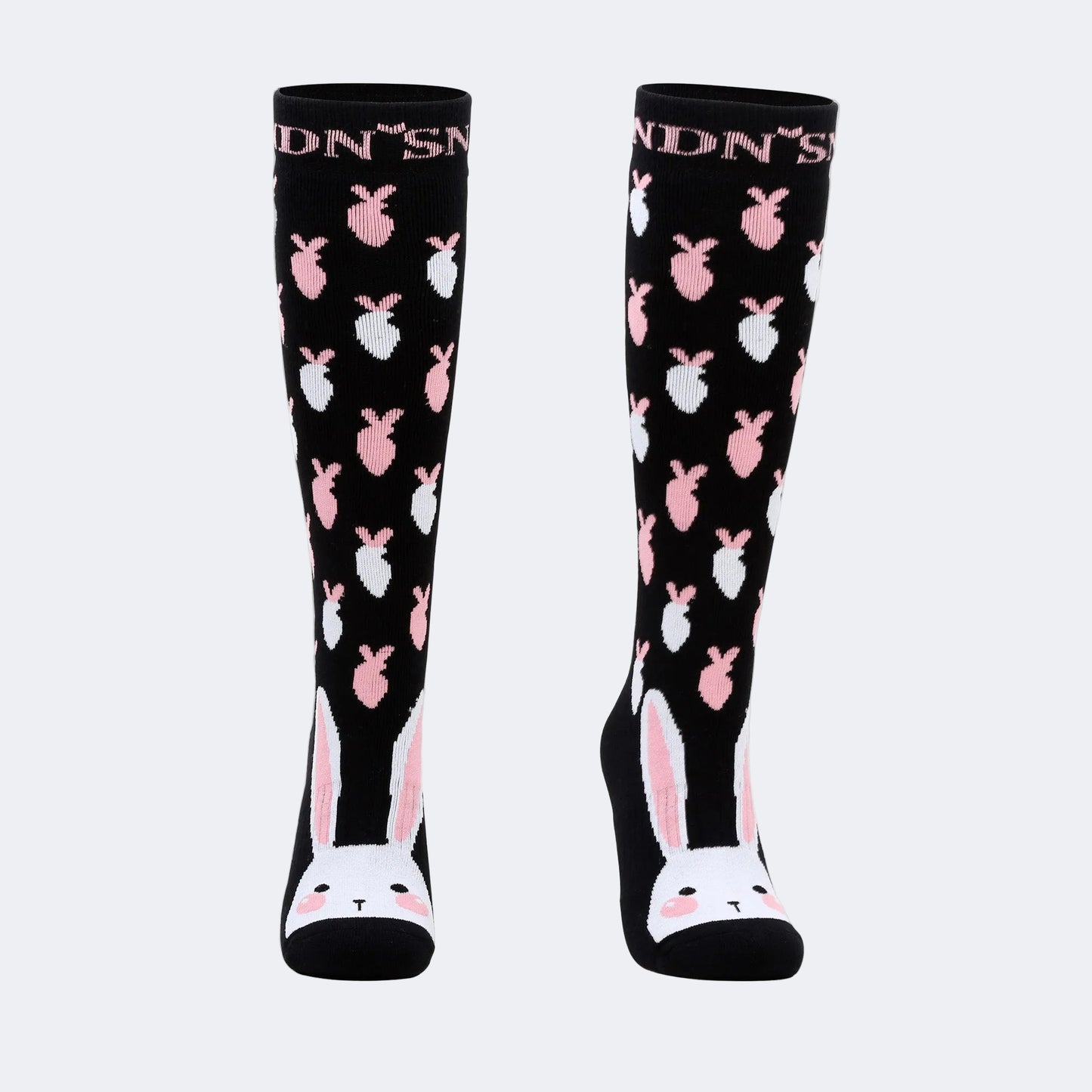 Kids Thermal Extra-Long Thickened Ski Socks with Cartoon Print