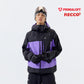 NANEND 25 new plaid color matching P cotton RECCO padded ski jacket single board 3L warm ski suit