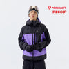 NANEND 25 new plaid color matching P cotton RECCO padded ski jacket single board 3L warm ski suit