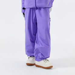 NANEND Skyline Locker sitzende, wasserdichte, professionell verstärkte Damen-Snowboard- und Skihose 