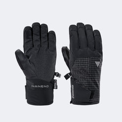 Gold Primaloft® Insulated Touchscreen Ski Gloves – Waterproof & Wear-Resistant