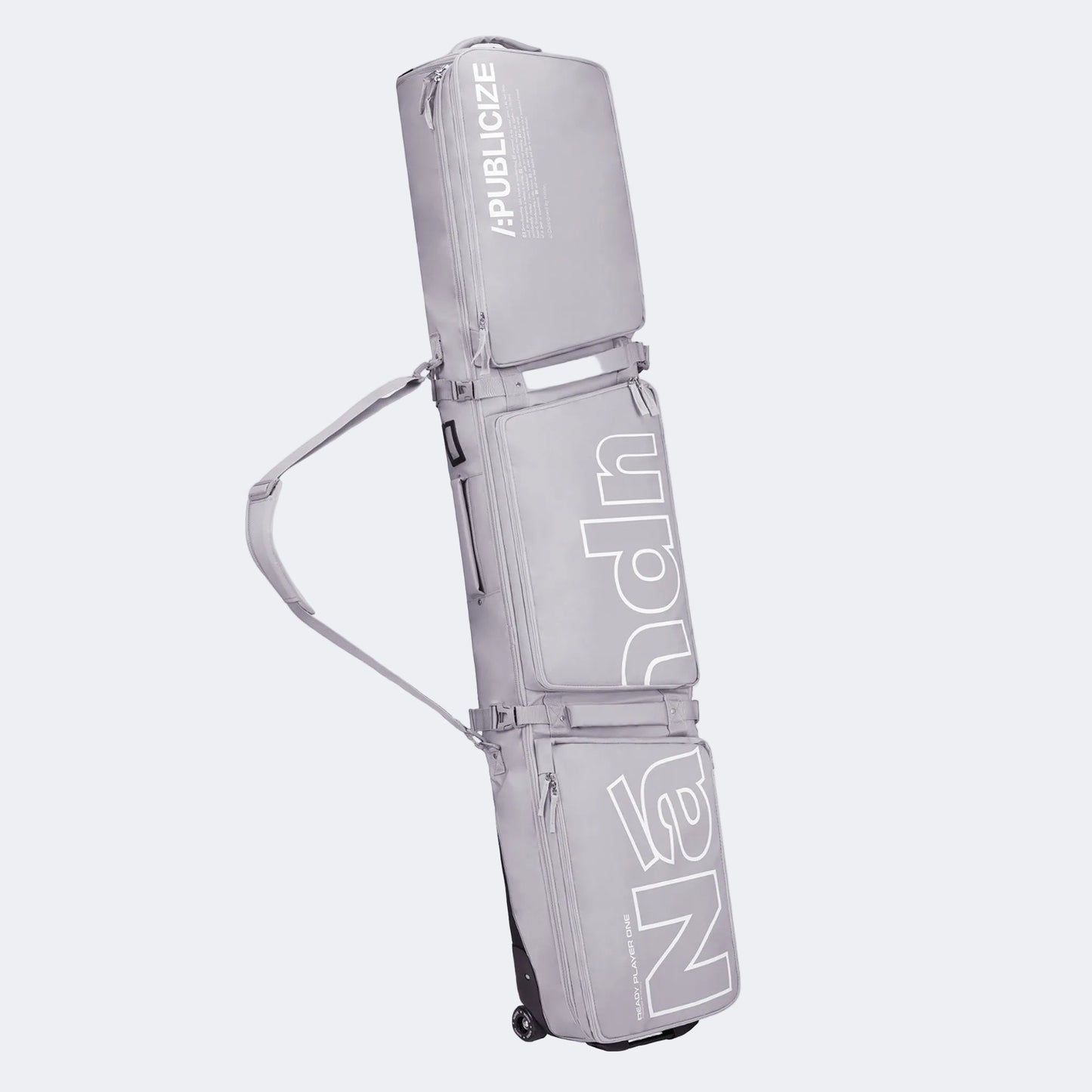 Large-Capacity Rolling Ski & Snowboard Bag with Wet-Dry Separation