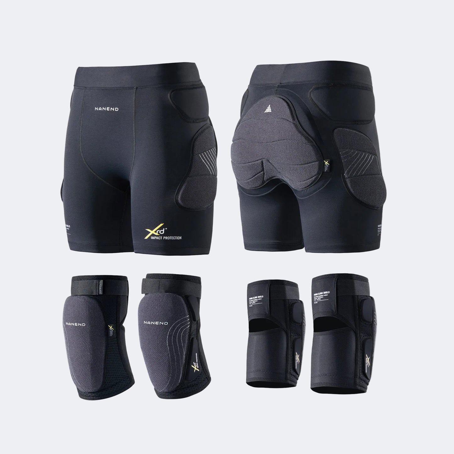 Xrd Professional Cushioning Impact Protection Hip and Knee Pads - Unisex