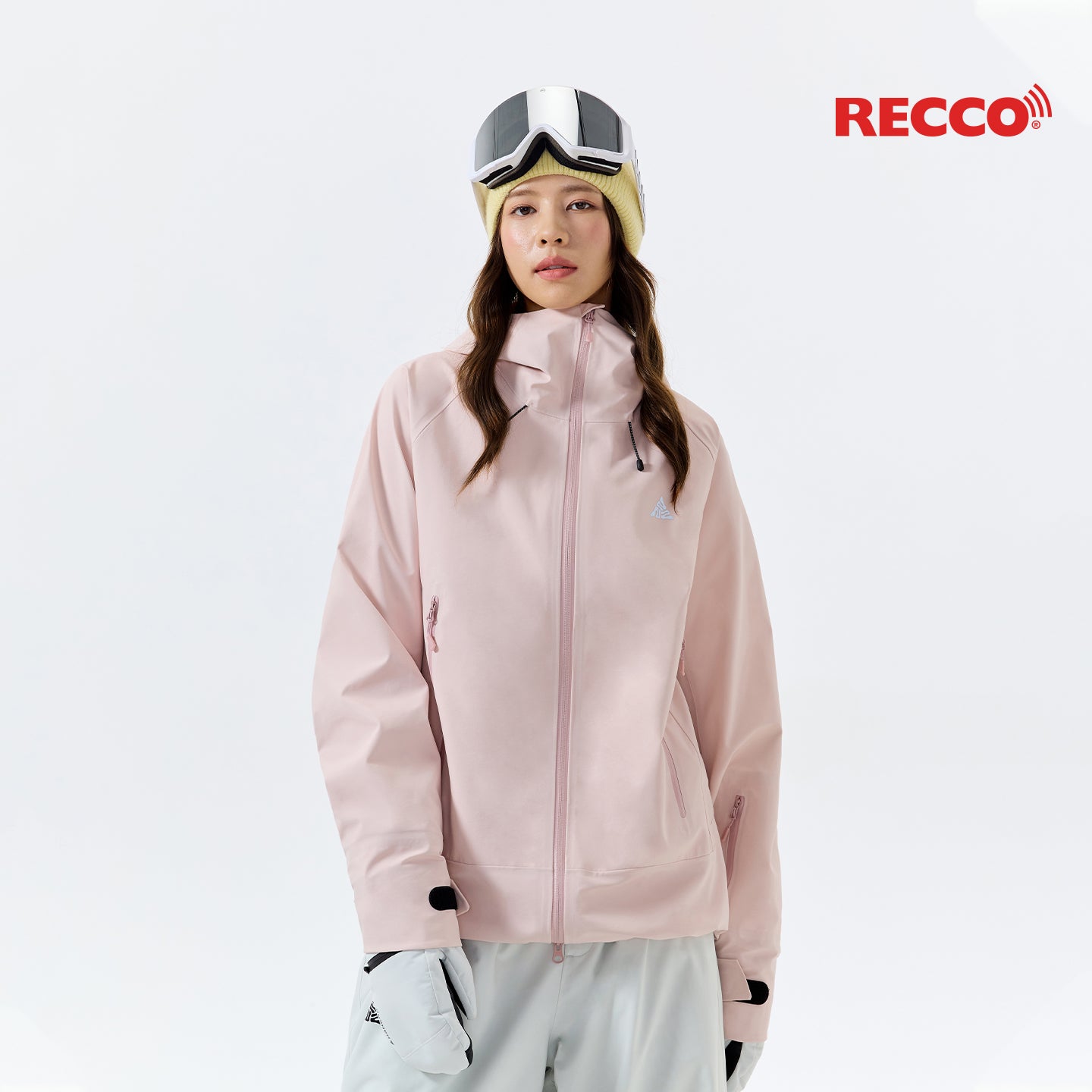 NANEND small color shell 25 new 3L color hard shell ski suit men and women RECCO ski jacket