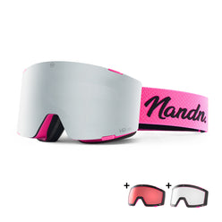 NANEND Wave anti-fog magnetic high-definition ball column shares three pairs of lenses NG19