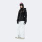 Black jacket + white pants