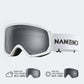 Silver-white photochromic lenses VLT 10%-45%