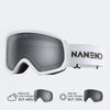 Silver-white photochromic lenses VLT 10%-45%