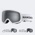 Silver-white photochromic lenses VLT 10%-45%