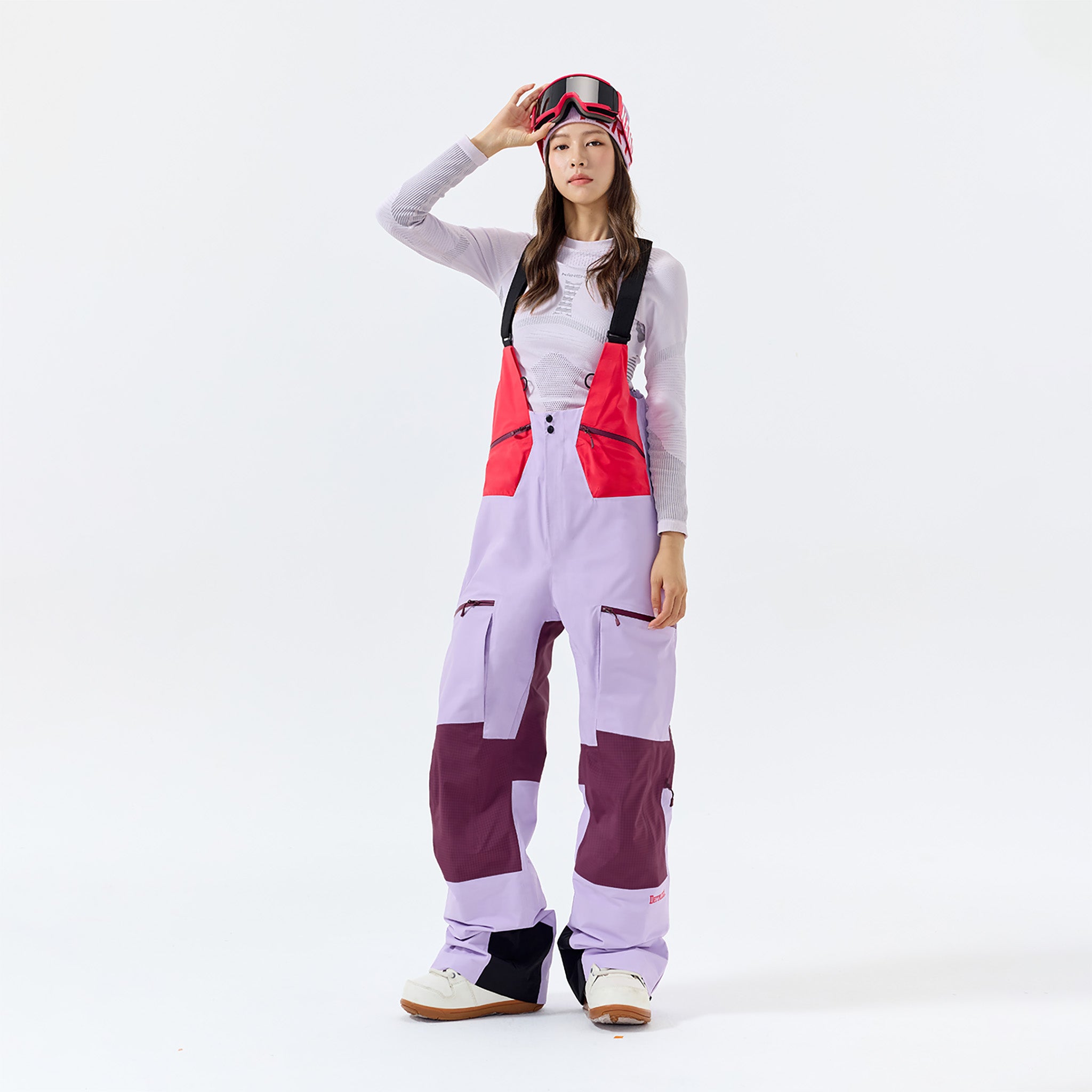 NANEND New Dermizax Snow Overalls in Berry Purple Pro Fit - Unisex