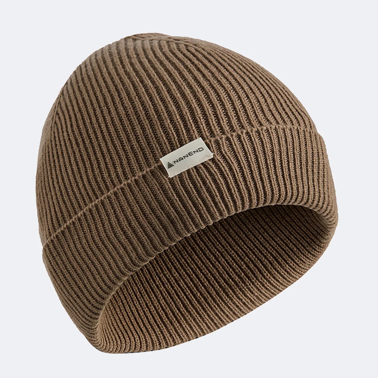 NANEND New Merino wool blend warm and breathable plain knit ski beanies