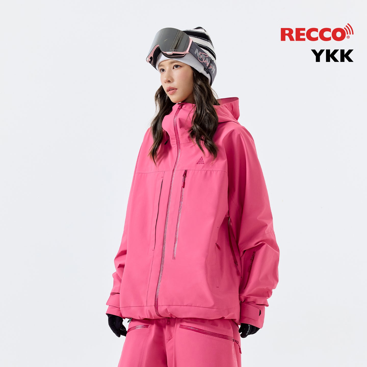 NANEND Skyline LITE 25 neuer 3L Hardshell-Skianzug RECCO Single-Board-Jacke für Herren und Damen